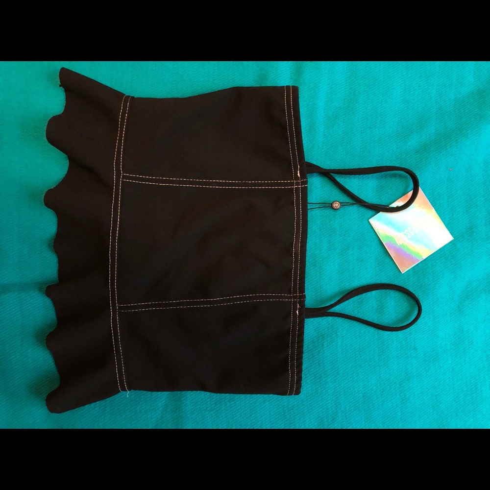 Seam frill hem bralet